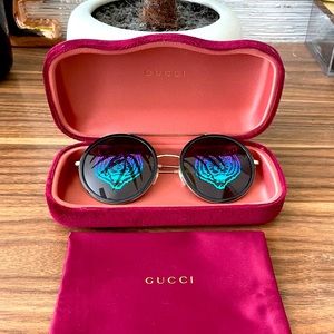 GUCCI Tiger Multicolor Round Sunglasses